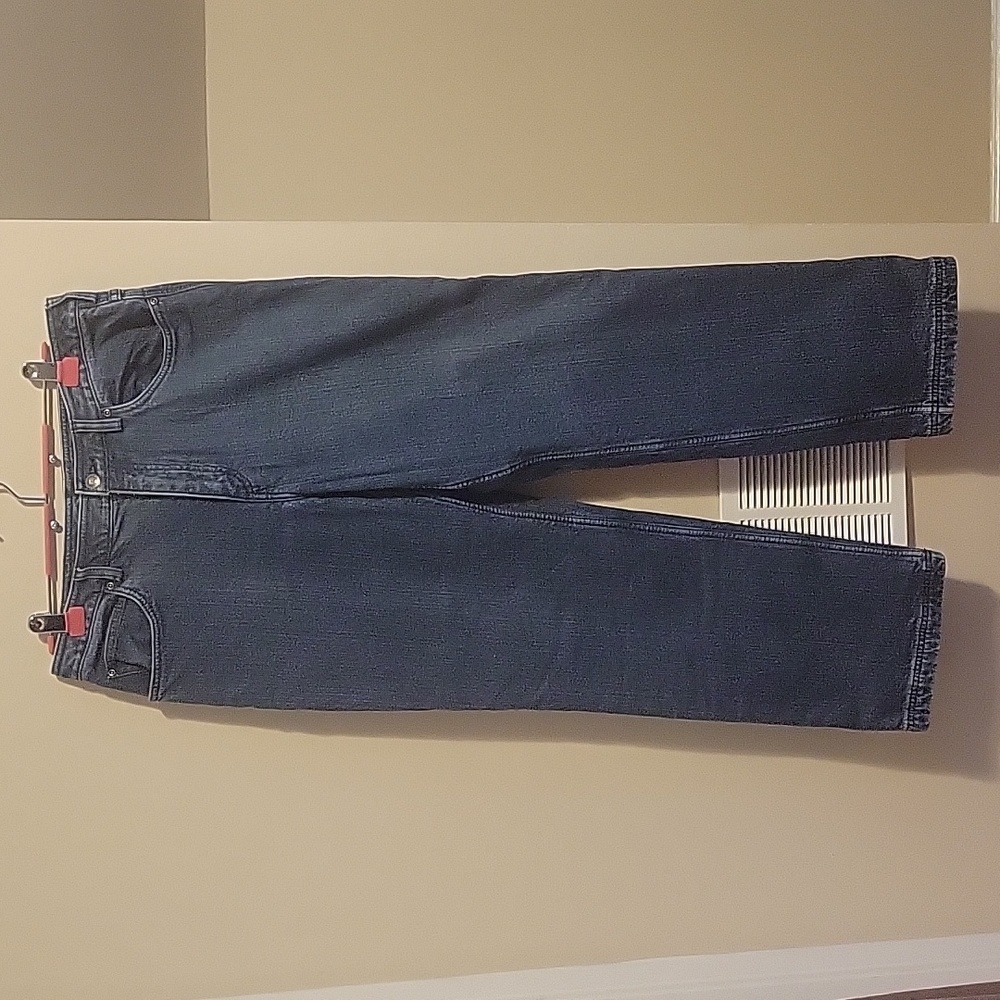 Duluth Daily Denim Plaid Lined Jeans
